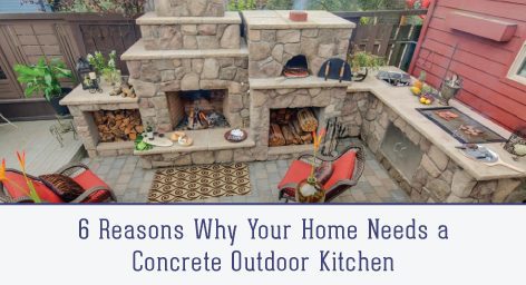 Why you should consider an outdoor concrete kitchen for your home.