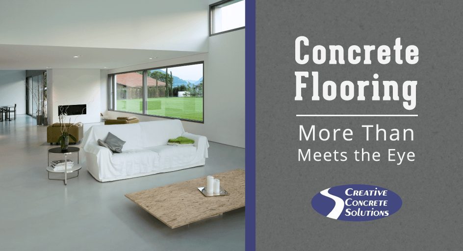 Concrete flooring is becoming the popular choice for home designers and even business owners, with benefits.