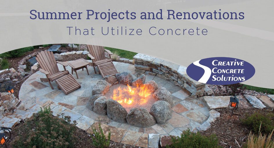 Concrete projects and renovations for your summer